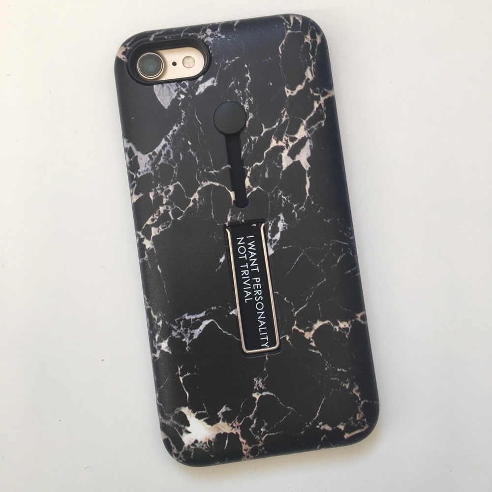 NEW iPhone 7/8/7+/8+/X/XS Case + Silicone Holder - Picture 2 of 5
